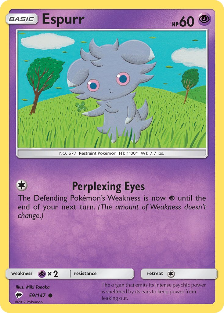 Espurr [Reverse Holo]